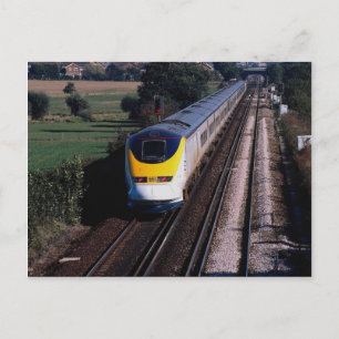 Eurostar Passagerare tåg Vykort