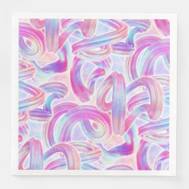 Eurotakts holorave - rosa och blått: pappersservett