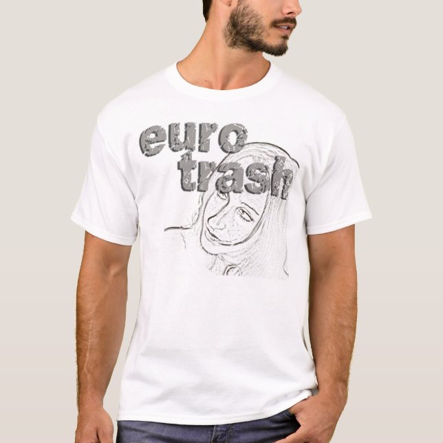 eurotrashlogotypskjorta tee shirt (Framsida)