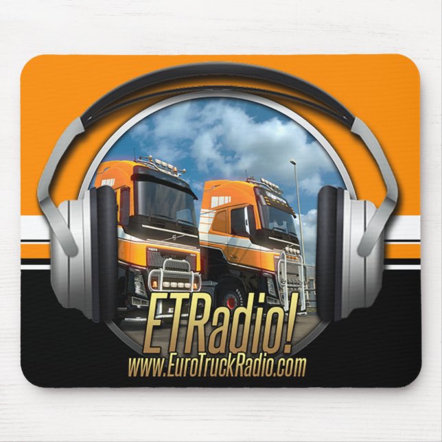 EuroTruck radiosände Mousepad Musmatta (Framsidan)