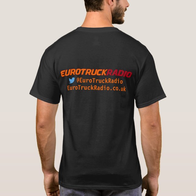 EuroTruckRadio - manar Tshirt Tee (Baksida)