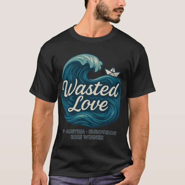 Eurovision 2025 Winner T-Shirt - JJ "Slösat Kärlek (Framsida)