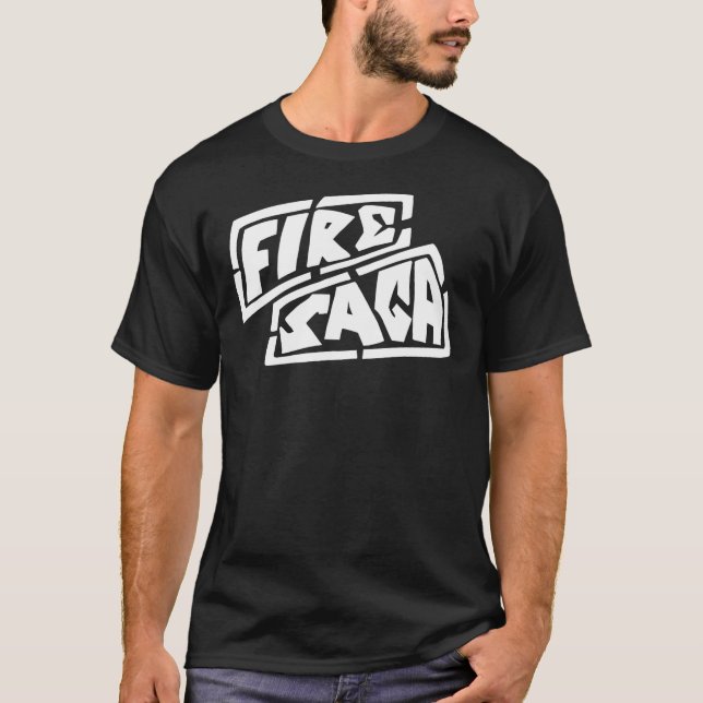 Eurovision Fire Saga Sigrit och Lars Husavik sång  T Shirt (Framsida)