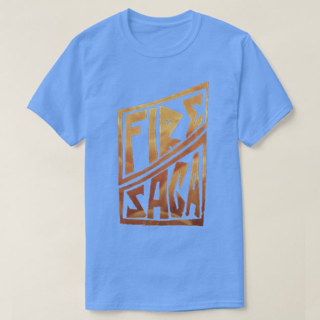 Eurovision Sång Tävling Elden Saga TSh T Shirt (Design framsida)