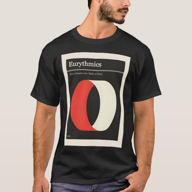 Eurythmics Retro Gig T Shirt (Framsida)