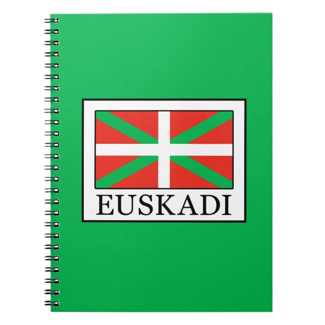 Euskadi Anteckningsbok Med Spiral (Framsidan)