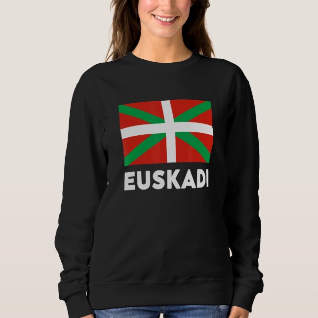 Euskadi Flagga Baskiens Flagga T Shirt (Framsida)