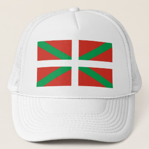 Euskadi flagga - baskiskt land - Ikurri Truckerkeps