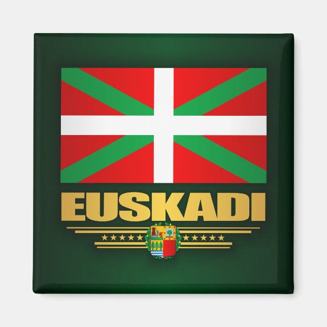 Euskadi Flagga Magnet (Framsidan)