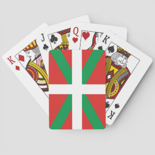 Euskadi flagga spel kort