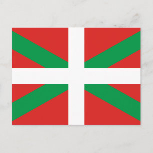 Euskadi Flagga Vykort