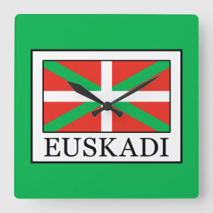 Euskadi Fyrkantig Klocka