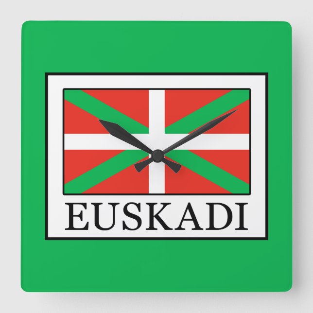 Euskadi Fyrkantig Klocka (Framsida)