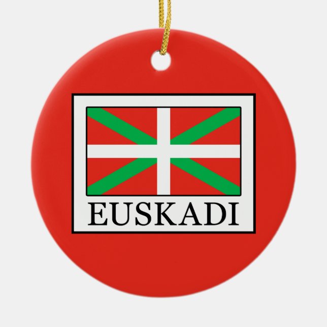 Euskadi Julgransprydnad Keramik (Framsidan)