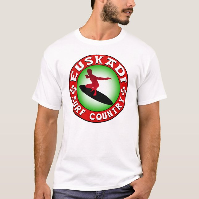 euskadi surf tee shirt (Framsida)