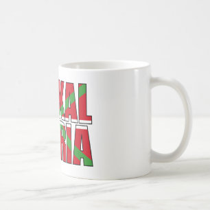 Euskal Herria bildar den baskiska flagga: Kaffemugg