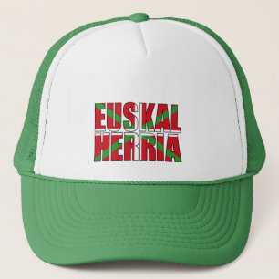 Euskal Herria bildar den baskiska flagga: Truckerkeps