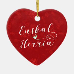 Euskal Herria Heart, Julgran Ornament