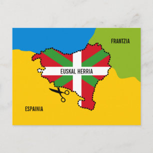 Euskal Herria: Ikurriña eta euskal inBeroentzia Vykort