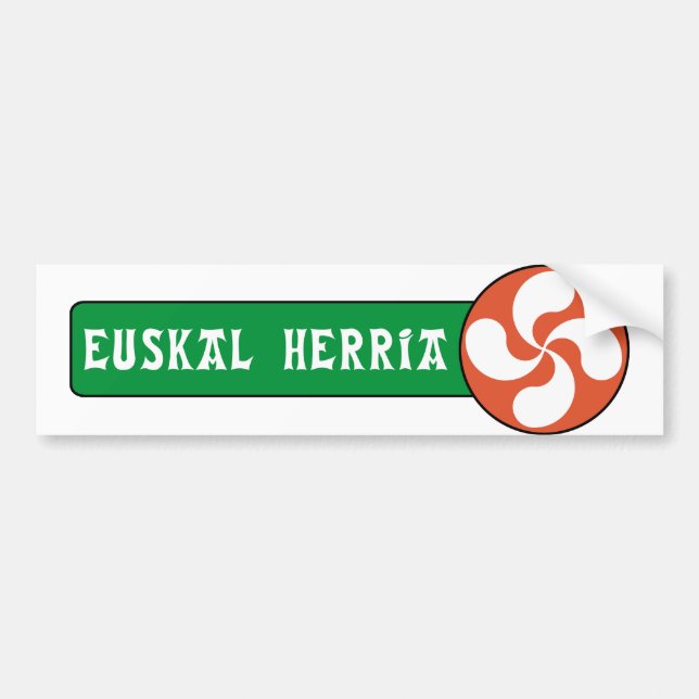 Euskal Herria klistermärke (Framsidan)