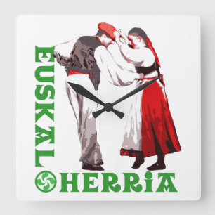 Euskal Herria: traditionella baskiska dansare, Fyrkantig Klocka