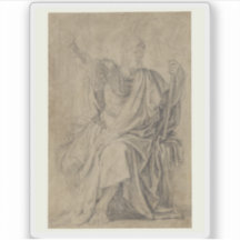 Eustache Le Sueur:Study for the figur of Astasius