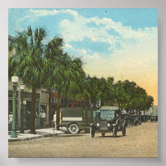 EUSTIS, FL - Downtown, 1925 Poster