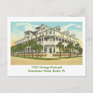 Eustis, FL - Grandview Hotel - 1925 Vykort