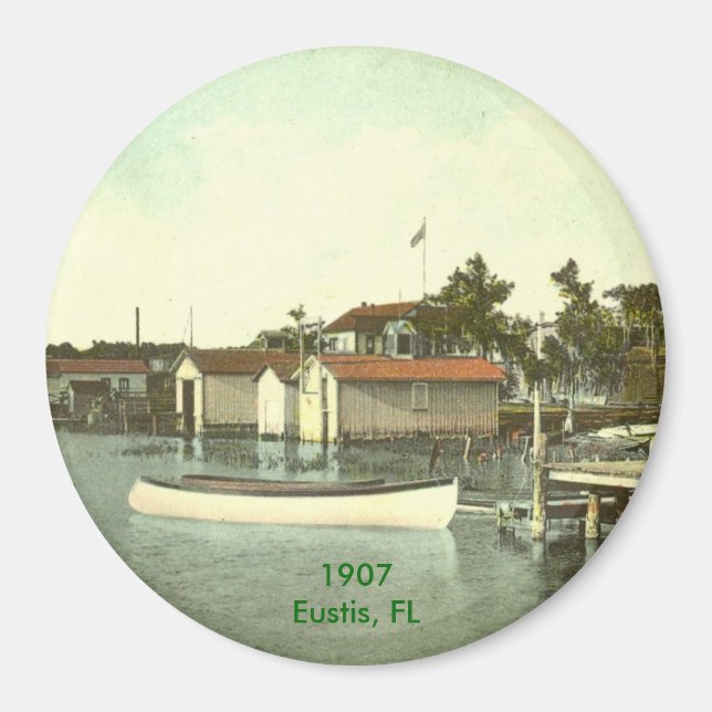 Eustis, FL - Waterfront - 1907 Magnet (Framsidan)