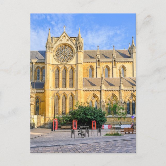 Euston Church,Bloomsbury, London UK Postcard Vykort (Framsida)