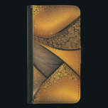 Eva 1 plånboksfodral för samsung galaxy s5<br><div class="desc">Abstrakt Elegance - Guld,  Silver,  Black & White Art Print.</div>