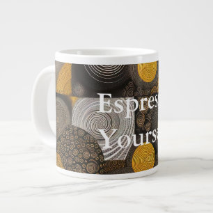 Eva 2 Abstract Design Specialty Mugg Jumbo Mugg