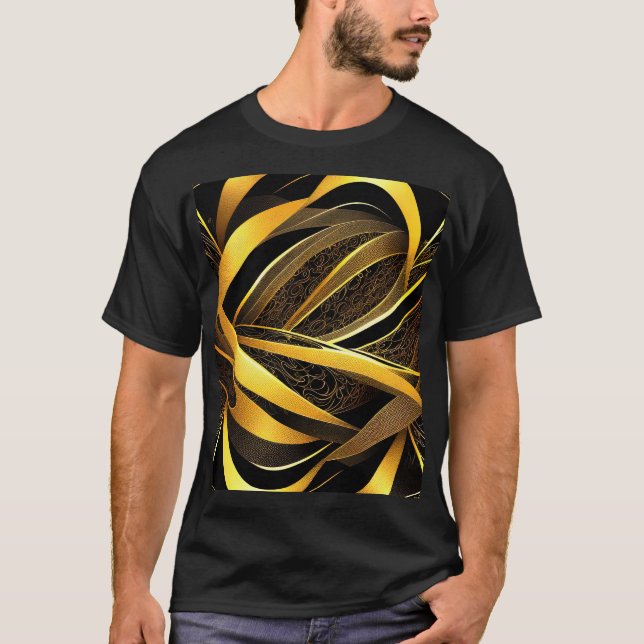 Eva 4 Abstract Design T Shirt (Framsida)
