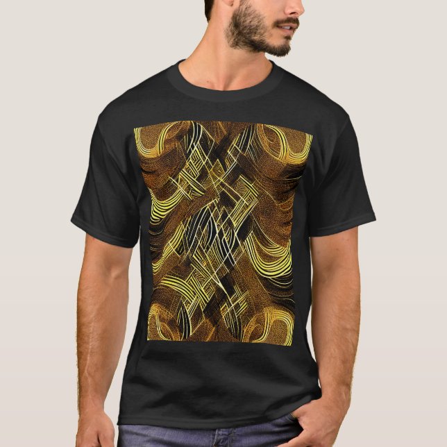 Eva 6 Abstract Design T Shirt (Framsida)