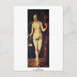 Eva av Albrecht Dürer Vykort