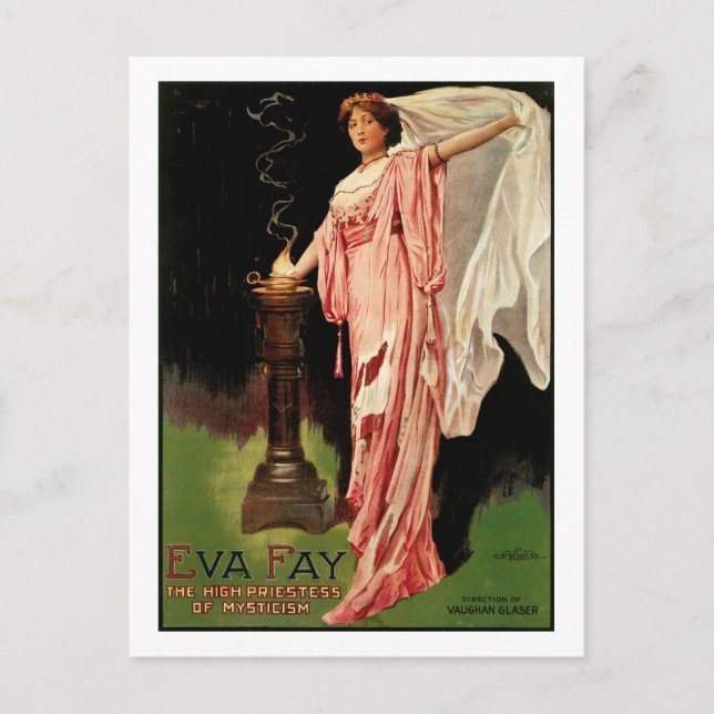 Eva Fay ~ Mysticismens höga präst Vykort (Framsida)