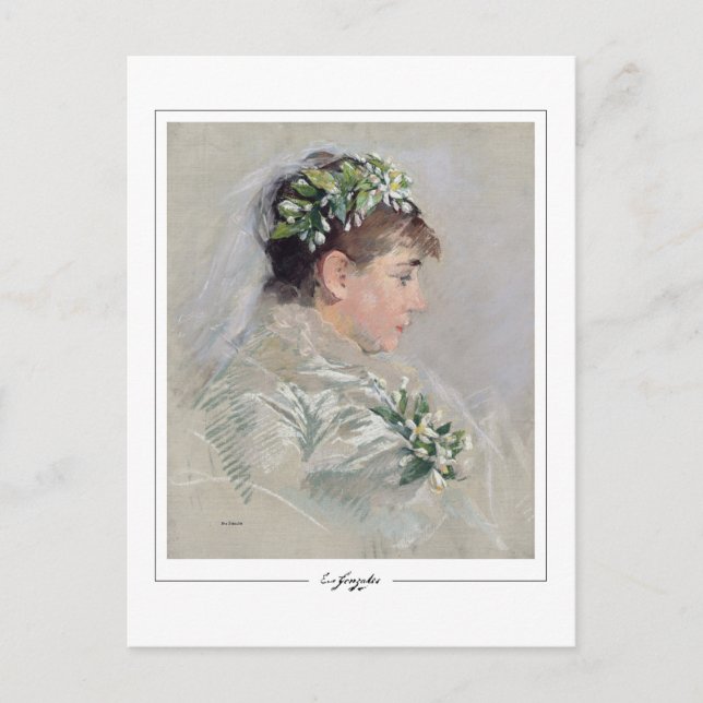 Eva Gonzalès #8 - vykort för konst (Framsida)