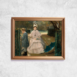 Eva Gonzales Nanny och Child Impressionism Art Poster
