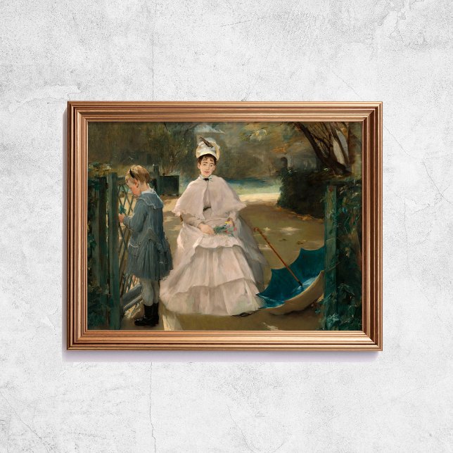 Eva Gonzales Nanny och Child Impressionism Art Poster (Eva Gonzales Nanny And Child Impressionism Art Poster
)