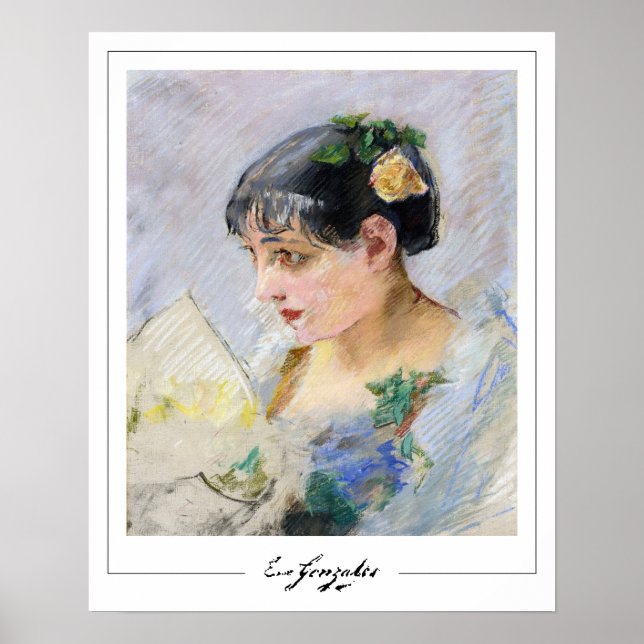 Eva Gonzalès Zedign Art Poster #70 (Framsidan)