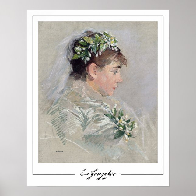 Eva Gonzalès Zedign Art Poster #8 (Framsidan)