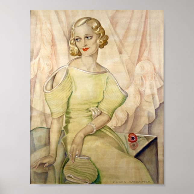 Eva Heramb - Gerda Wegener Poster (Framsidan)