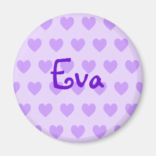 Eva in Lila Magnet