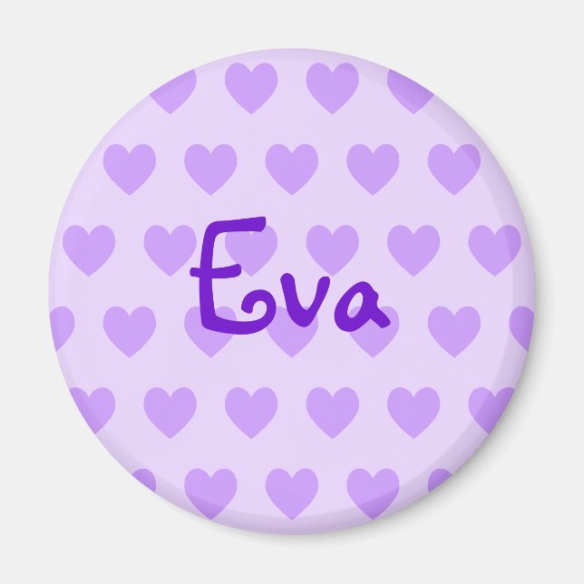 Eva in Lila Magnet (Framsidan)