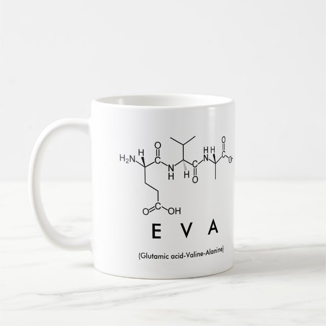 Eva peptide namn mugg (Vänster)