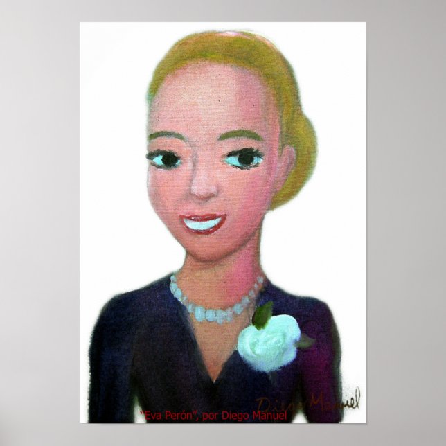 Eva Perón Poster (Framsidan)