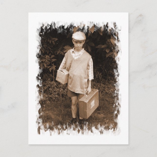 Evacuee | vykort (Framsida)