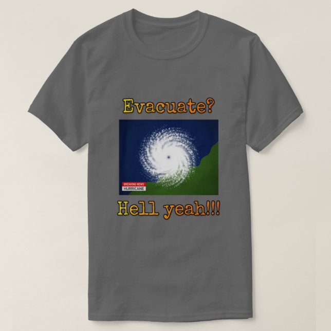 Evakuera? Fan! T Shirt (Design framsida)