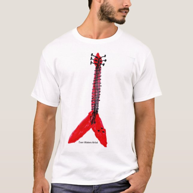 Evan bevattnar konstnären t shirt (Framsida)