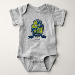 Evan boys E namn och drålsköld T Shirt